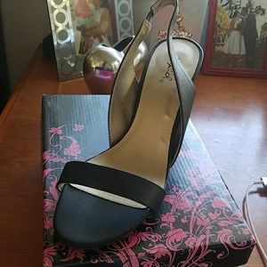 New in BOX Black Cupid Heels